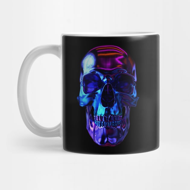 Cyberpunk Skull by m31media